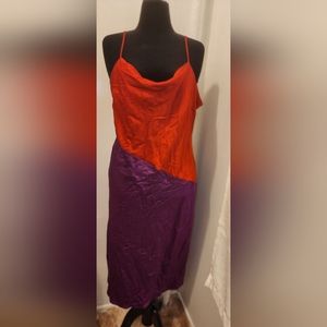 Express multi-color dress